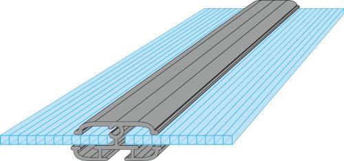 skleník LANITPLAST SARANA 6x12 PC 4 mm čierny