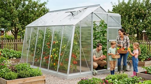 skleník LANITPLAST LIMES Viva V7/3 2,47x3 m PC 4 mm