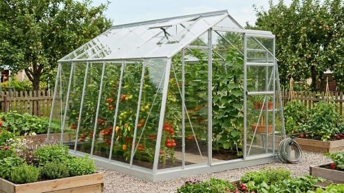 skleník LANITPLAST LIMES Viva V7/3 2,47x3 m číre sklo 3 mm