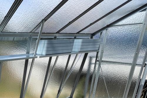 plechová polica LIMES - dĺžka 1,5 m (pre modely H7 a V7)