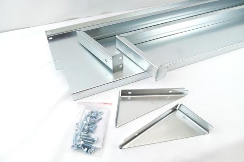 plechová polica LIMES - dĺžka 1,5 m (pre modely H6 a V6)